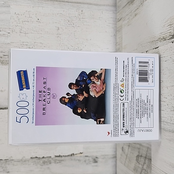 Blockbuster The Breakfast Club 500 piece puzzle John Hughes 80s NEW - Picture 3 of 5
